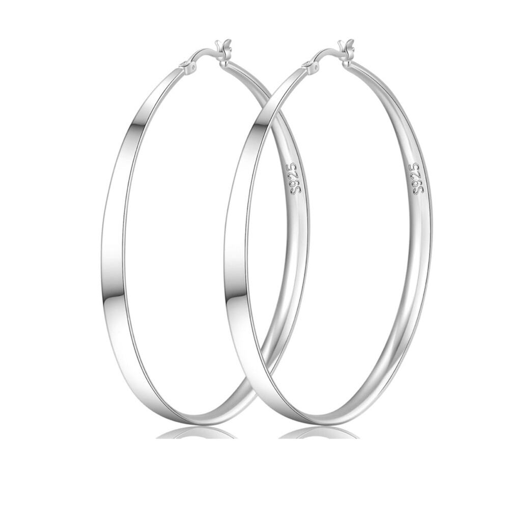 Sterling Silver 925 hoop earrings